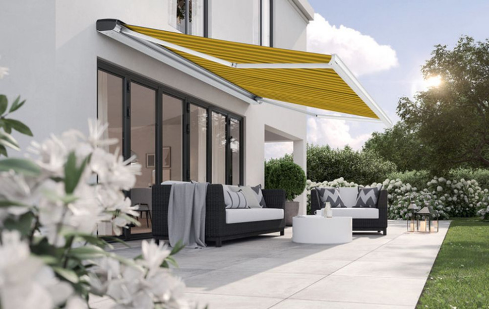 Zadaszenie tarasu markizą