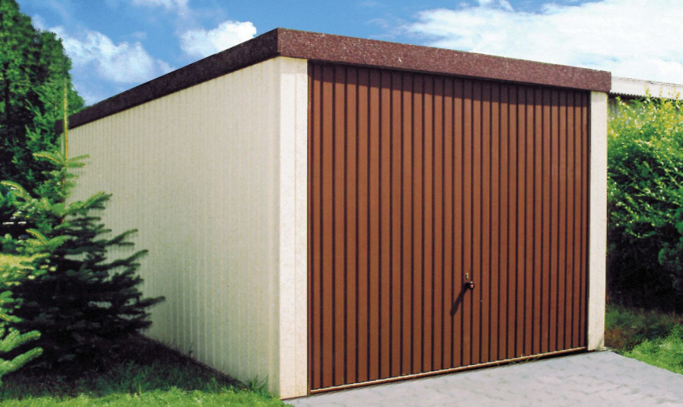 Garaż z blachy