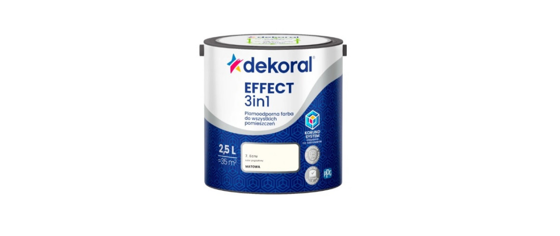 Nowa farba Dekoral Effect 3in1 z wielokanałową kampanią