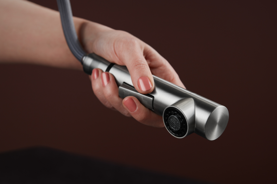 Przełącznik natrysku i napowietrzacz w baterii Duero KFA Armatura 