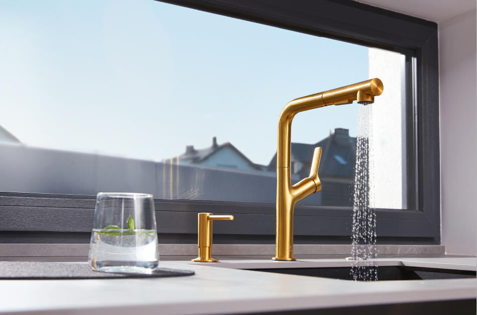 Złota bateria Duero Design wyposażona w ekologiczny napowietrzacz