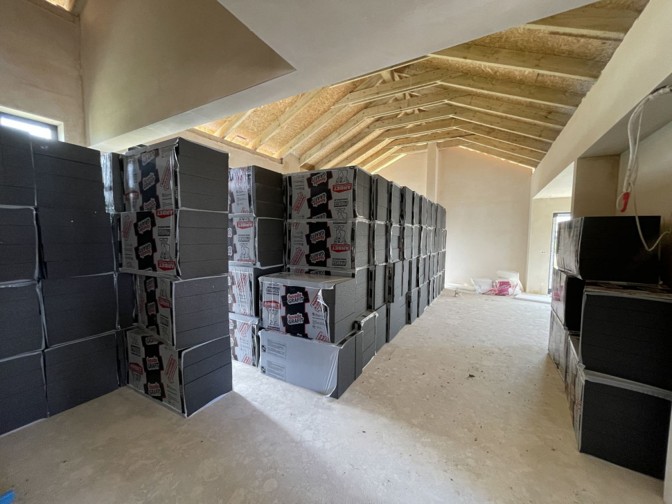 Styropian ARBET fasada GRAFIT (w paczkach) przygotowany do układania