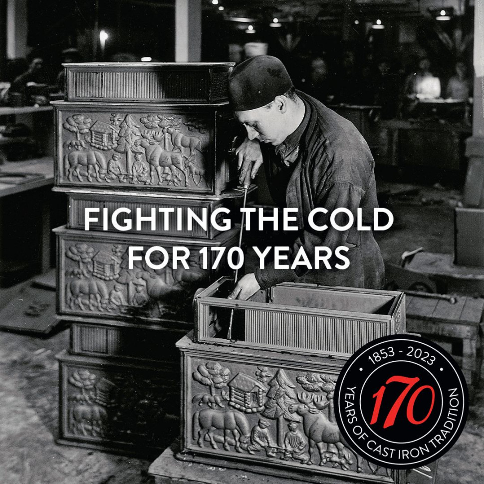 Przez 170 lat Jøtul doskonali sztukę walki z zimnem, łącząc solidne rzemiosło z wysokim kunsztem