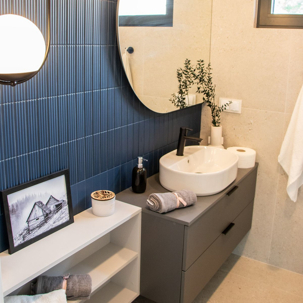 Łazienka w domu modułowym