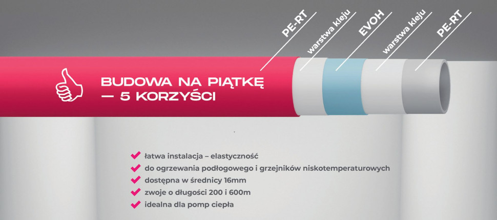 Rura DIAMOND MAGENTA spełnia najwyższe wymagania, zapewniając niezawodność oraz wygodę w użytkowaniu