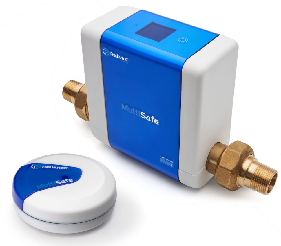 Zawór regulacyjny MultiSafe i podłogowy czujnik zalania MultiSafe Floor Leak Sensor. fot. RWC