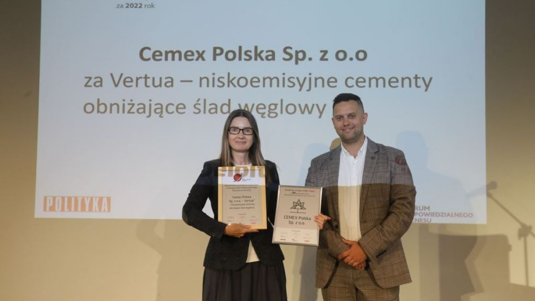 Cemex Polska nagrodzony Srebrnym Listkiem CSR 2023