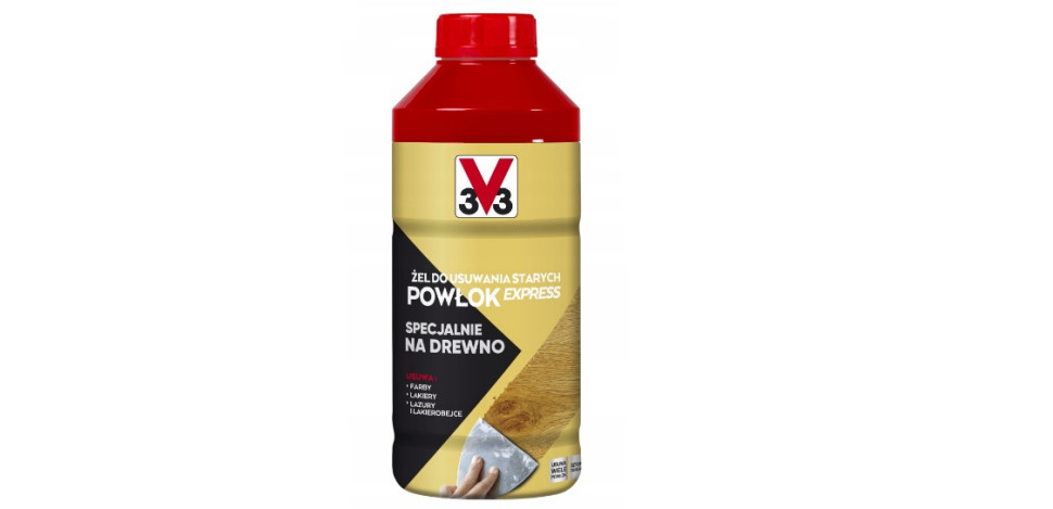 Żel do usuwania powłok Express specjalnie na drewno