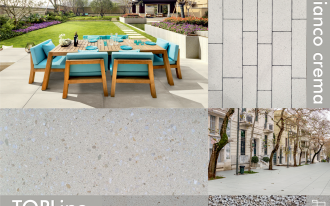 TOPLine Bianco crema pasuje do wszystkiego! Intrygujący efekt kamienia