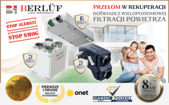 Centrale wentylacyjne z wielopoziomową filtracją powietrza od Berlüf