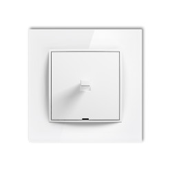 Seria ICON: mechanizm łącznika jednobiegunowego w stylu amerykańskim z ramką uniwersalną kwadratową