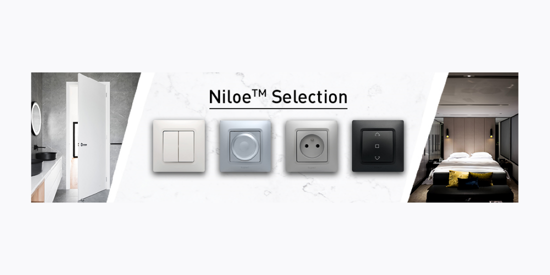 Seria Niloe Selection - stylowe i funkcjonalne gniazda i kontakty elektryczne