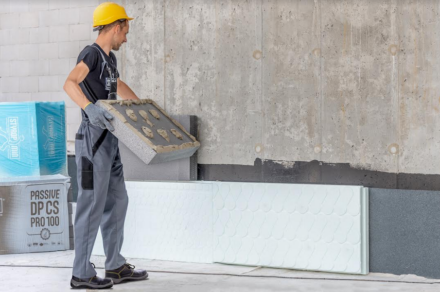 Styropmin DP CS PRO 100 zapewnia bardzo skuteczne ocieplenie.