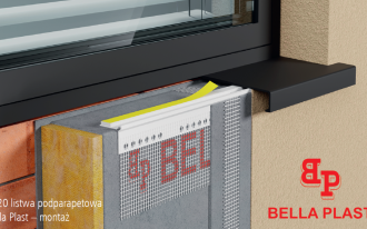 BP20 - listwa dylatacyjna podparapetowa od BELLA PLAST