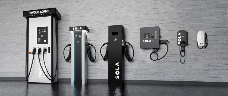 Stacje ładowania pojazdów elektrycznych SOLA