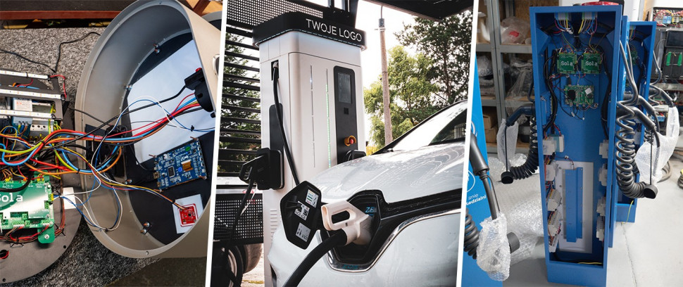 Stacje ładowania pojazdów elektrycznych SOLA