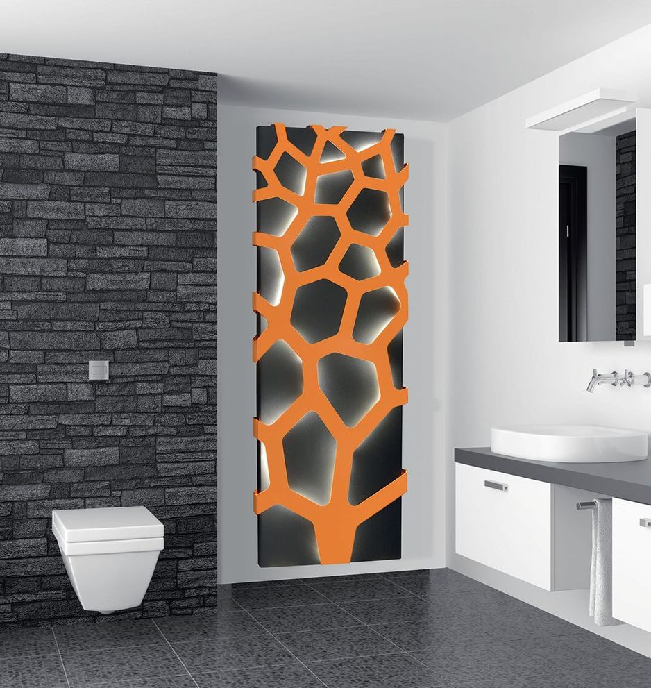 Grzejnik dekoracyjny o wyglądzie rzeźby