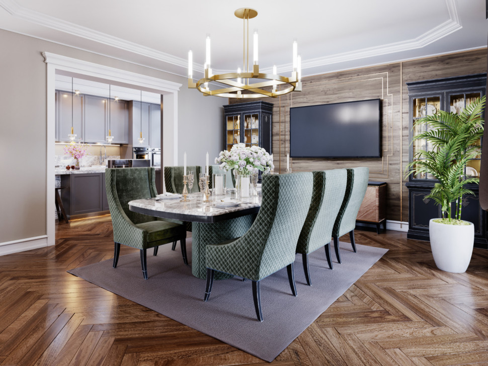 Do art deco wspaniale pasują też wysokie świeczniki w klasycznym stylu. 