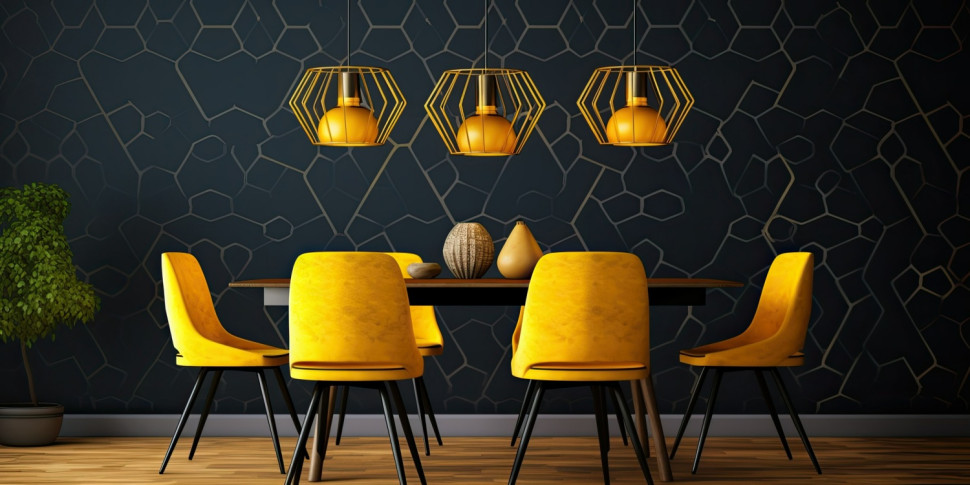 W stylu art deco często wykorzystuje się mocniejsze akcenty kolorystyczne, które można zastosować w obiciach mebli.