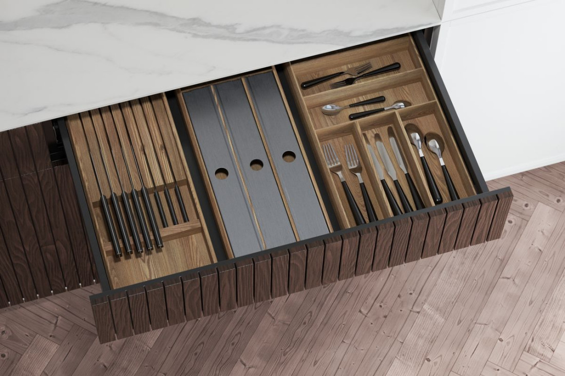 Drewniane organizery - sposób na porządek w szufladach