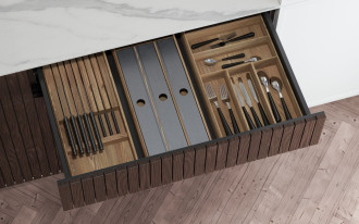 Drewniane organizery - sposób na porządek w szufladach