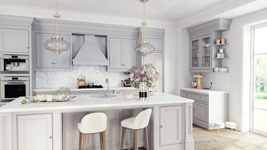 W dużej otwartej przestrzeni można zaplanować wyspę i umieścić w niej zlew