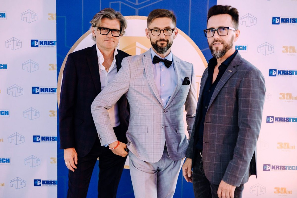 Od lewej: Karol Krysiński, Waldemar Krysiński, Artur Jaworski