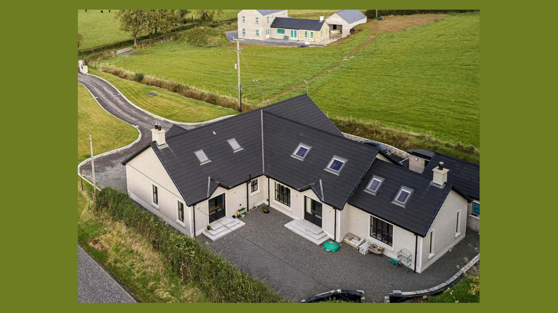 Okna dachowe Keylite w domu w Co Armagh w północnej Irlandii