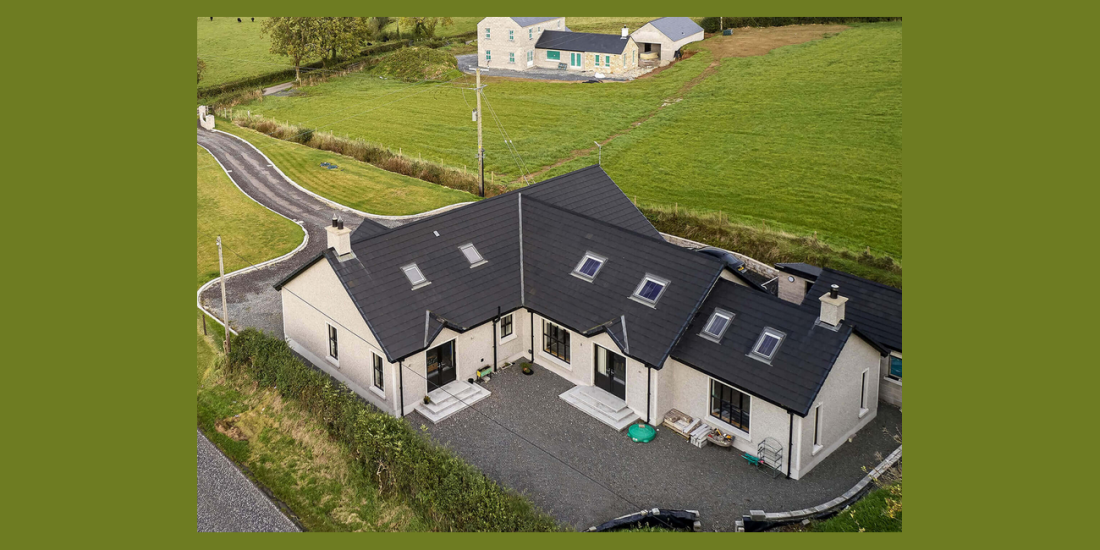 Okna dachowe Keylite w domu w Co Armagh w północnej Irlandii