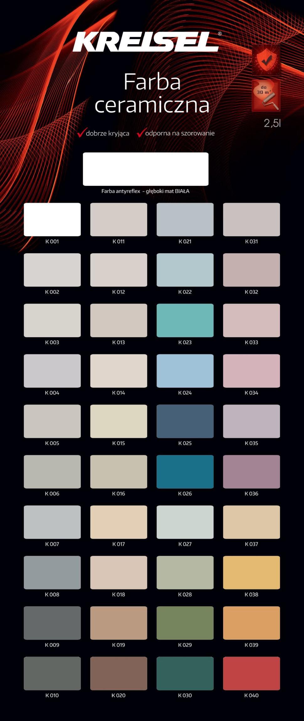 Sprawdź dostępną paletę barw i wybierz kolor!