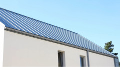 Realizacja, panele dachowe NA RĄBEK w profilowaniu nanofala, PD-510