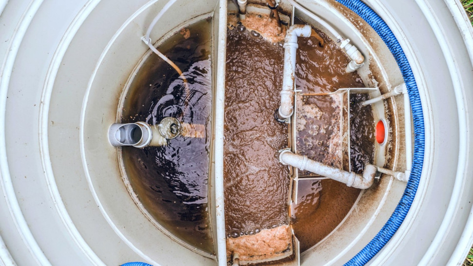 Duży właz rewizyjny znacznie ułatwia eksploatację i serwis oczyszczalni.