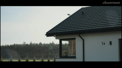 Realizacja z pokryciem dachowym Estima i system rynnowy KROP – Piła