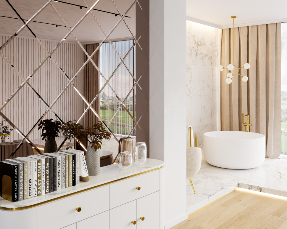 Płytki lustrzane Luxformat™ harmonijnie łączą subtelność elegancji z praktycznością