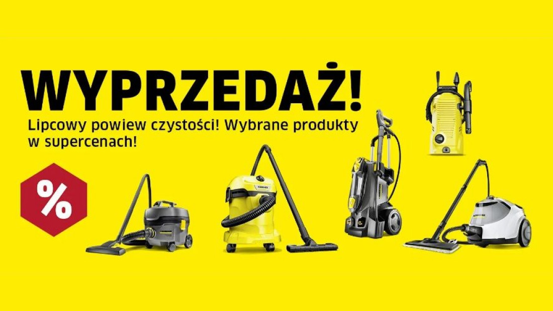 Letnia wyprzedaż w Kärcher - oszczędzaj na wybranych produktach!