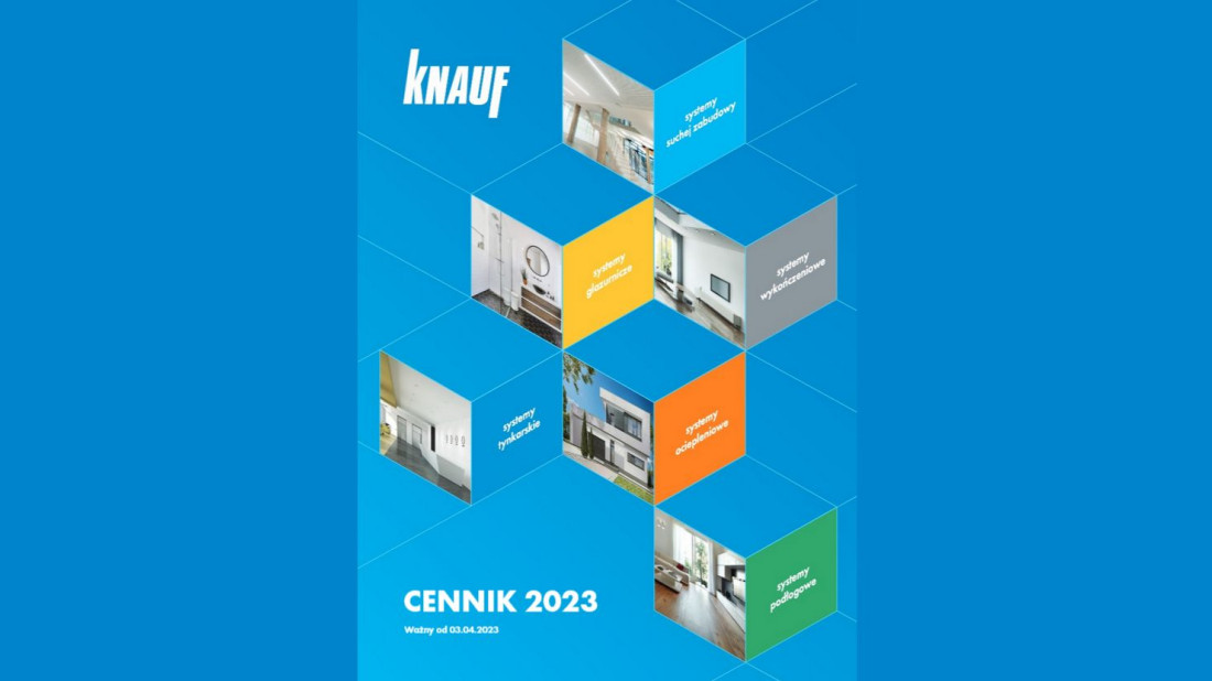 Nowy cennik Knauf od kwietnoia 2023 roku