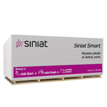 Płyta gipsowo-kartonowa Siniat Smart (GKB / TYP A)