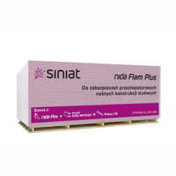 Płyta gipsowo-kartonowa Nida Flam Plus (TYP DFR)