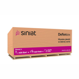 Konstrukcyjna płyta gipsowo-włóknowa o wysokiej gęstości Defentex