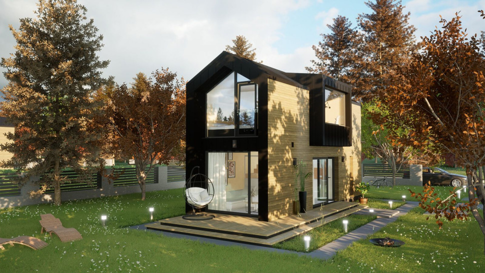 Wizualizacja domu wakacyjnego SOL z oferty KENO Home