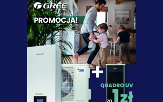 Promocja! Oczyszczacz powietrza za 1 zł do każdej pompy ciepła Gree!