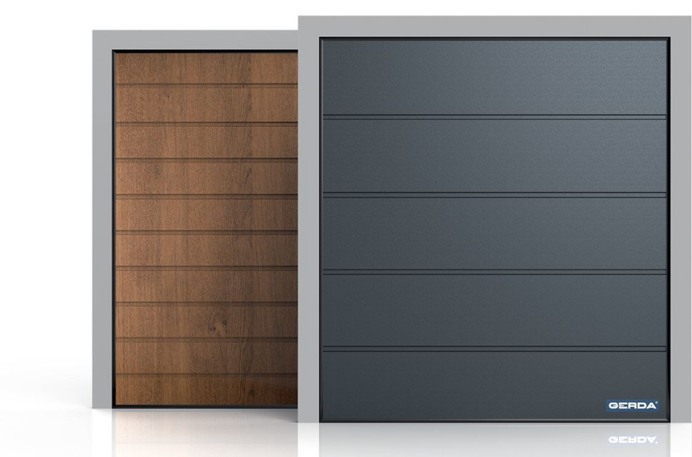 Przykładowe wykończenia powierzchni bramy garażowej