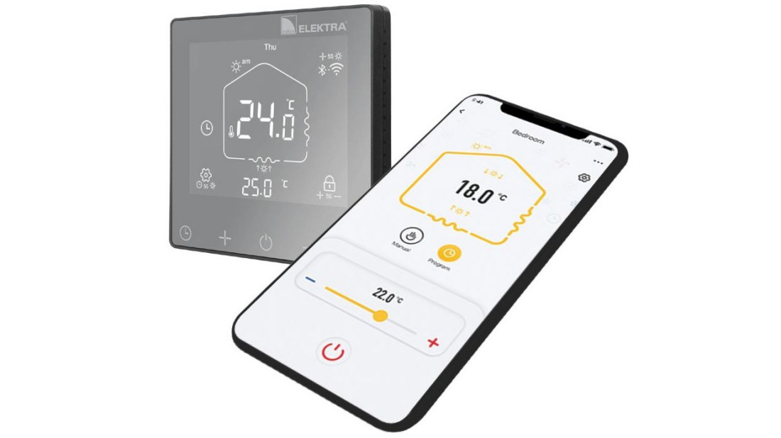 Regulator temperatury ELEKTRA ELR30 WiFi z intuicyjnym wyświetlaczem LCD