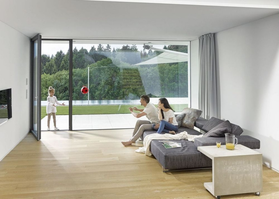 Drzwi tarasowe HX 300 PANORAMA, FIX + RU