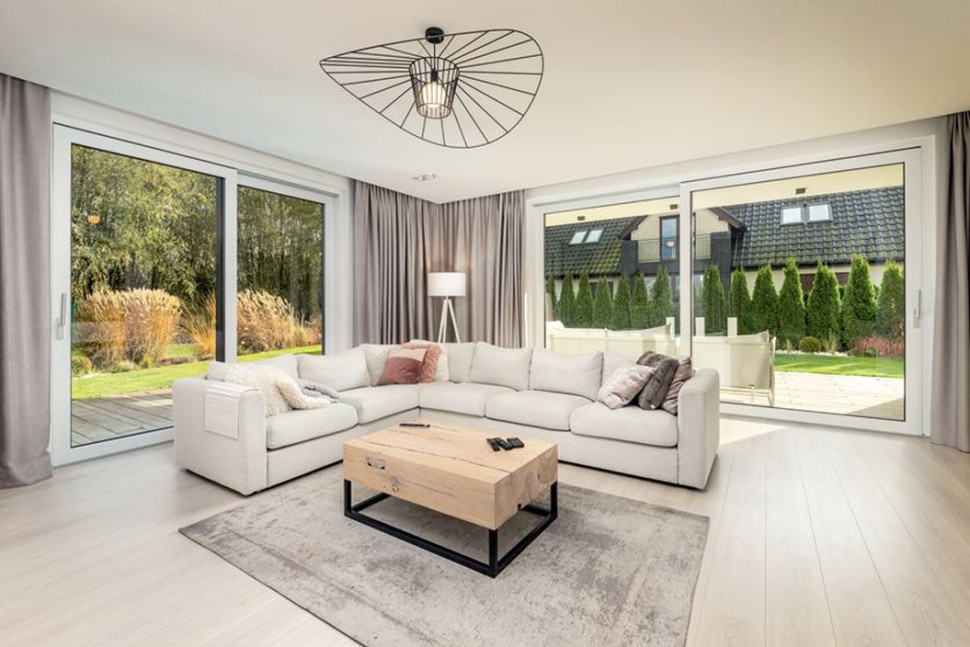 Drzwi tarasowe FEN82 HST, SKRZYDŁO CZYNNE I STAŁE