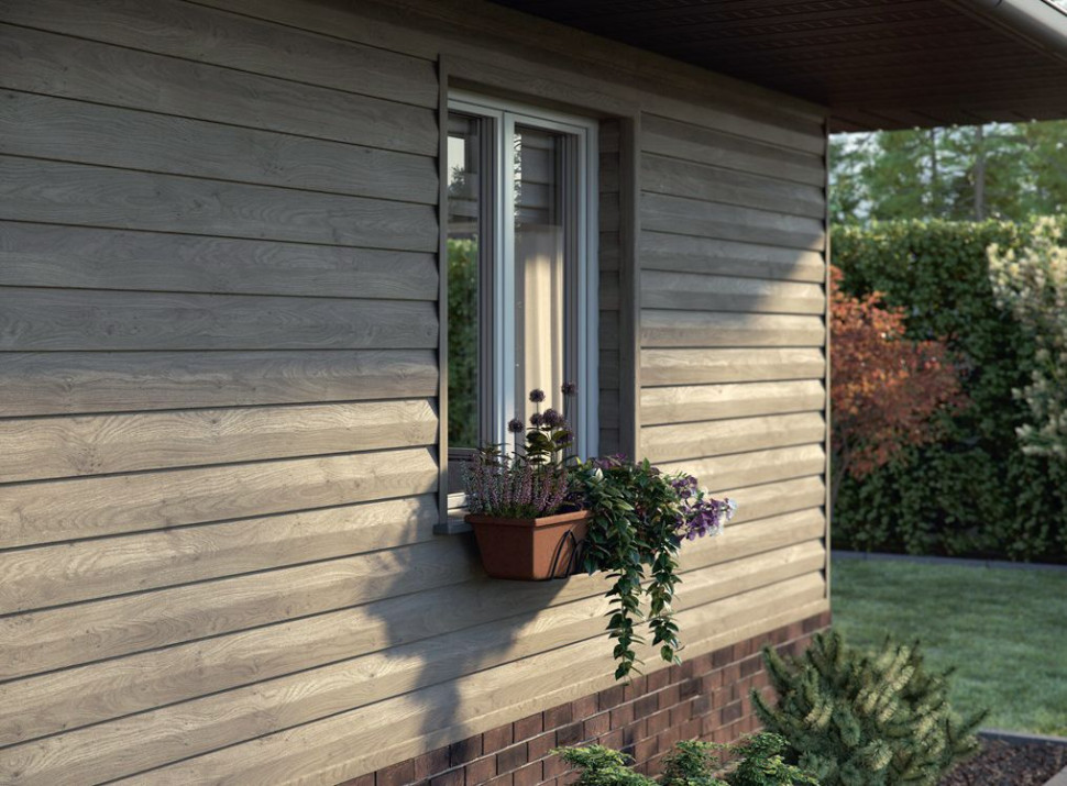 Elewacyjne panele z PVC imitujące drewno