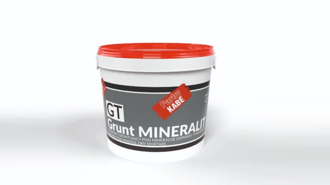 MINERALIT GT - doskonały preparat pod mineralne zaprawy tynkarskie