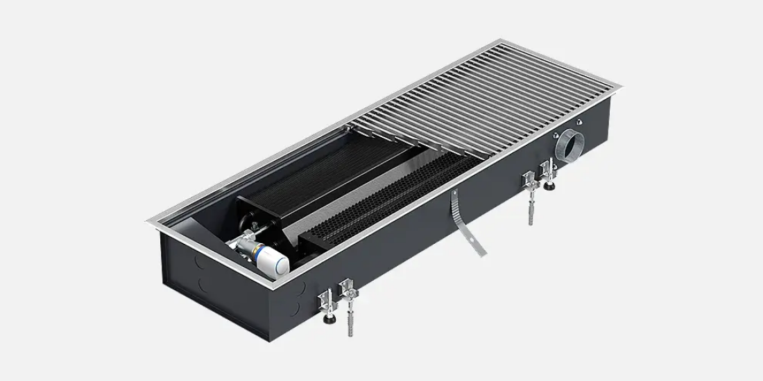 VKN5P - grzejnik kanałowy z doprowadzeniem świeżego powietrza