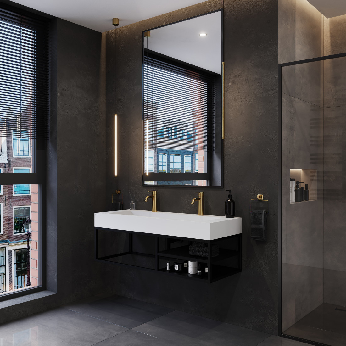 Miejska łazienka od Cristalstone®: elegancja i funkcjonalność na wysokim poziomie