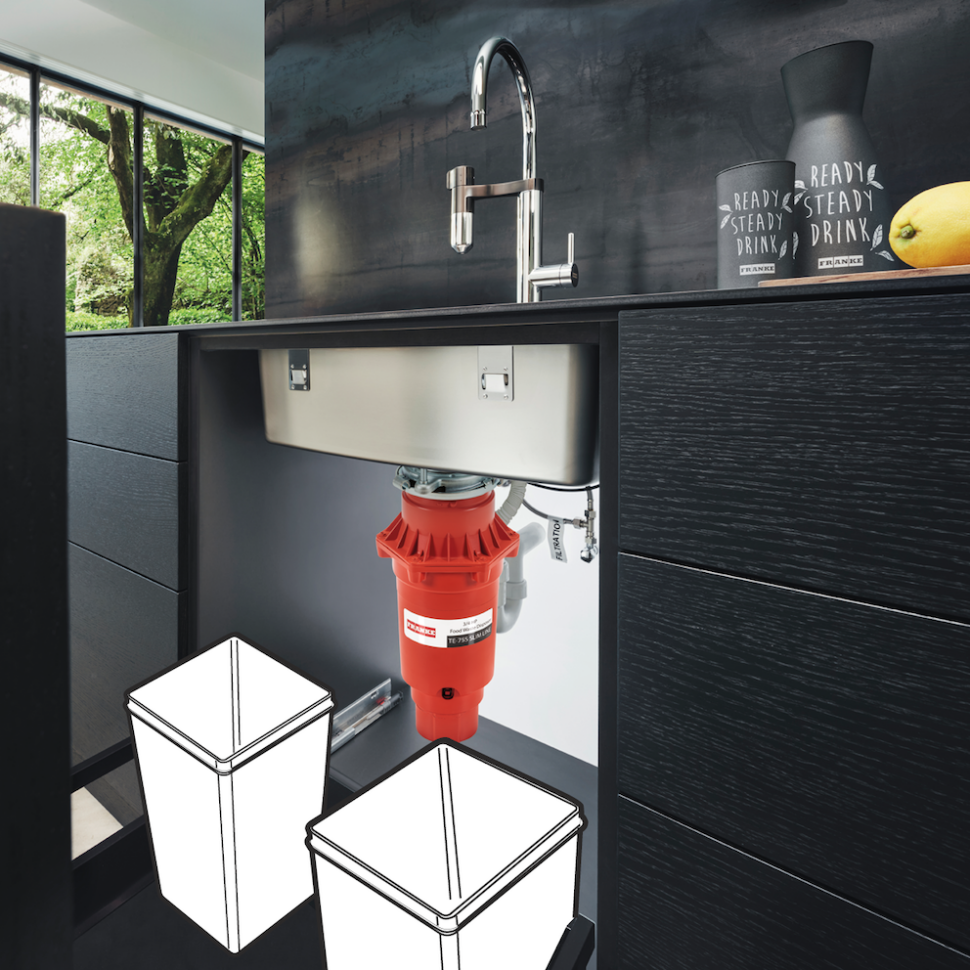 Franke, młynek z serii Turbo Elite.